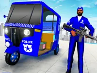 Police Auto Rickshaw Drive image
